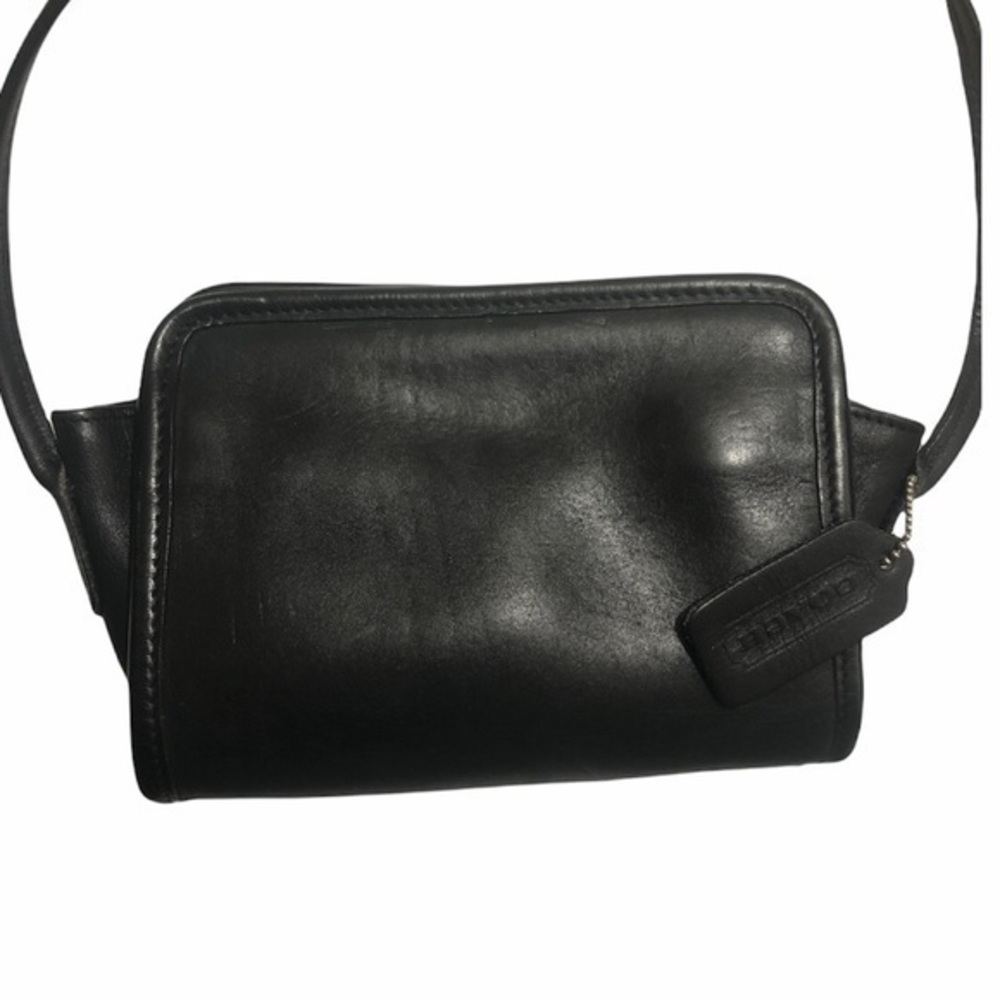 Coach vintage disco swing 9048 black leather bag - Picture 2 of 12